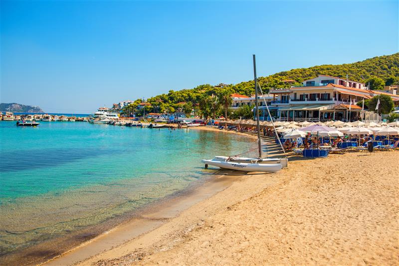 sandy bay in Agistri