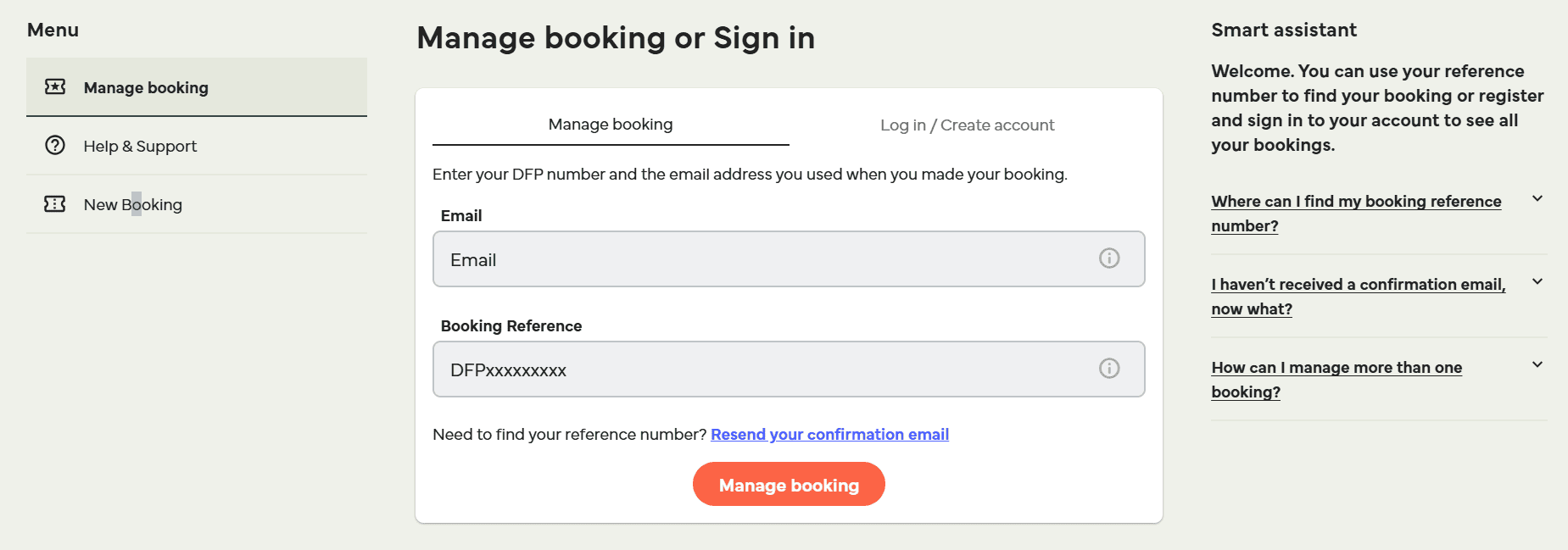 managing booking