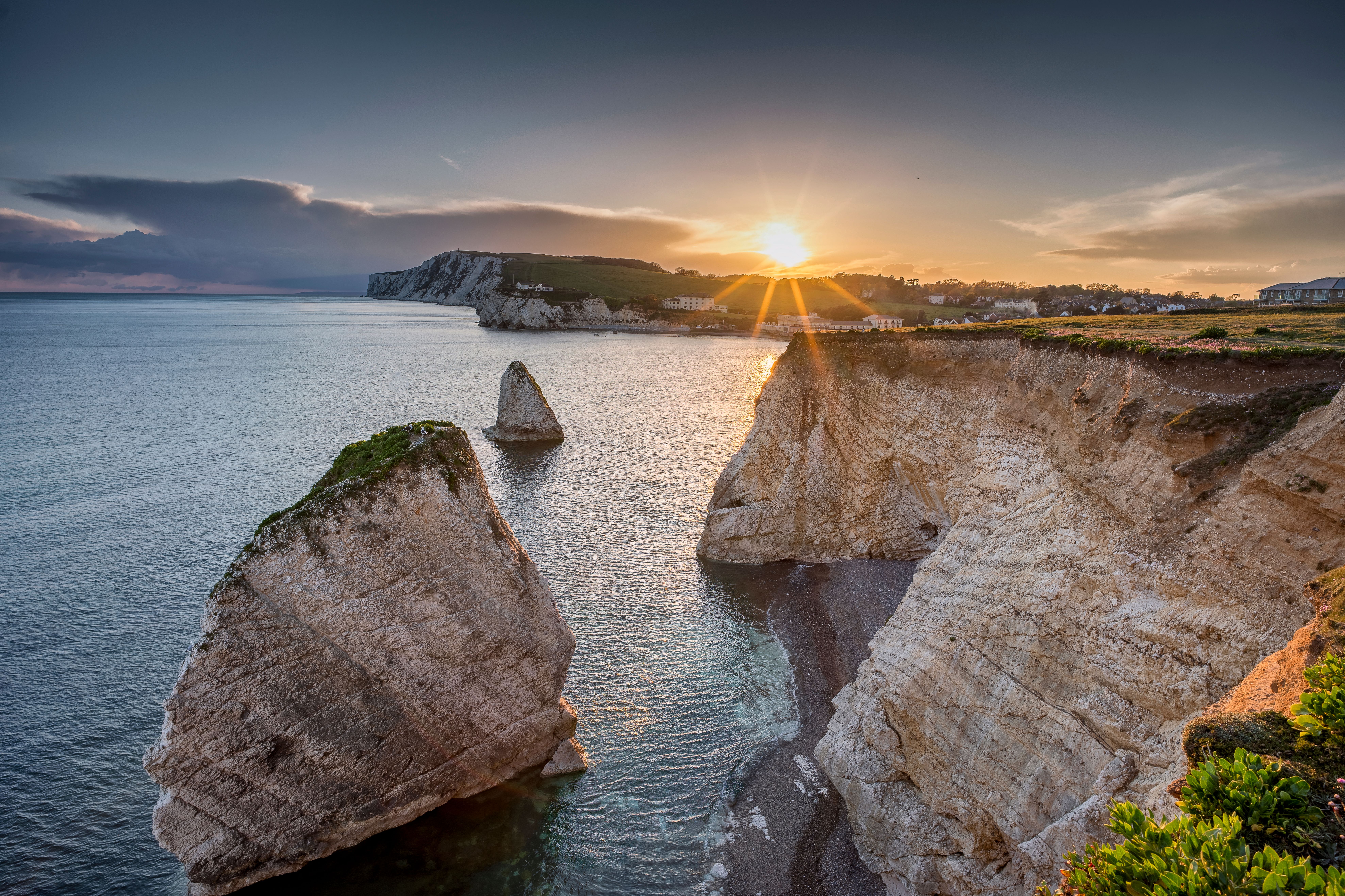 rocks in the sea in Freshwater Bay