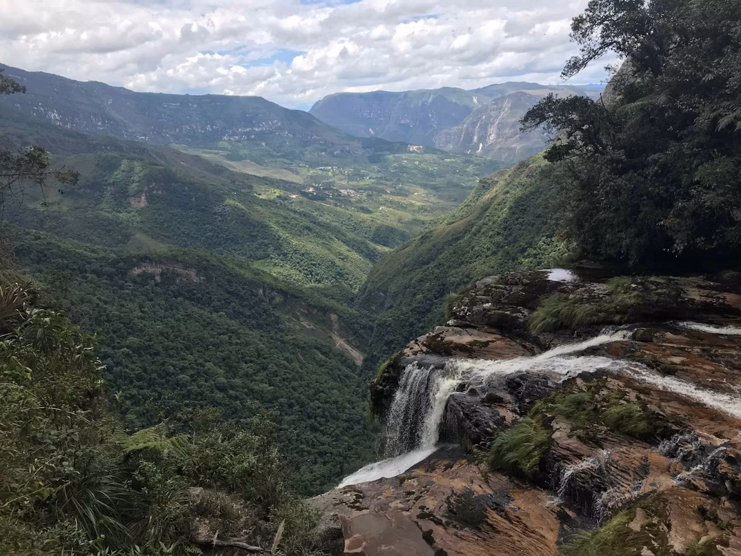 Catarata del Gocta, cascata nelle Amazzoni, Peru.