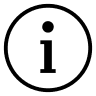 In einem schwarzen Kreis ist in schwarz der Buchstabe 