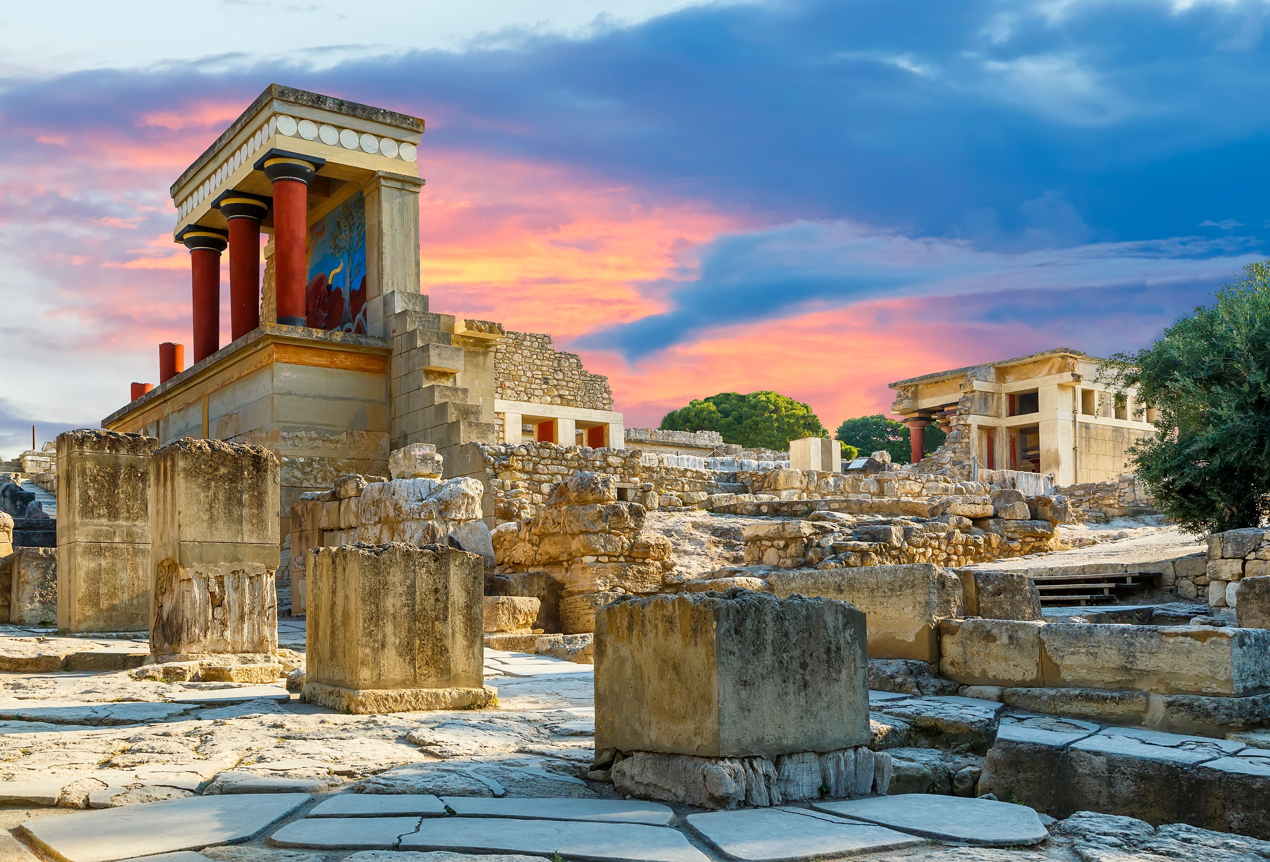 Knossos Palace in Crete