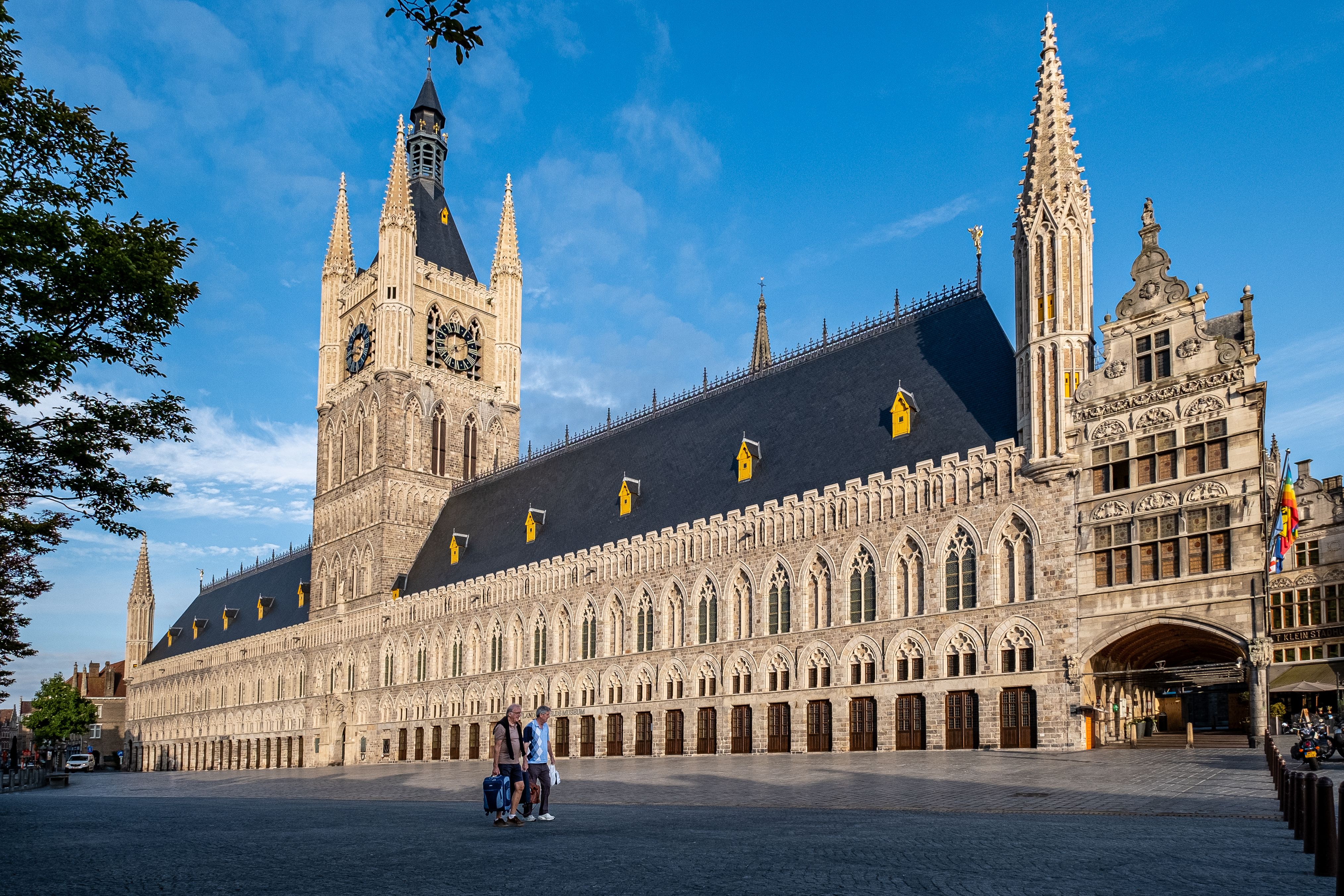 The Lakenhallen (Cloth Hall) in Ieper (Ypres)