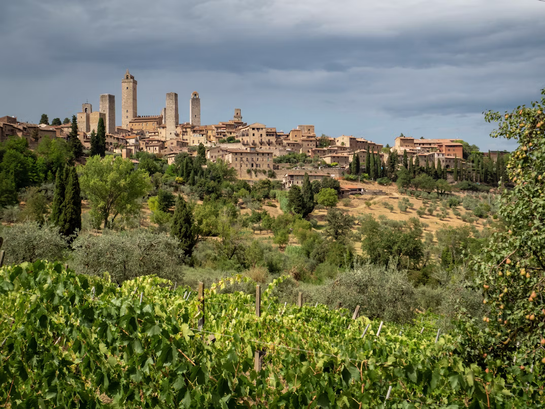 the town of San Gimignano