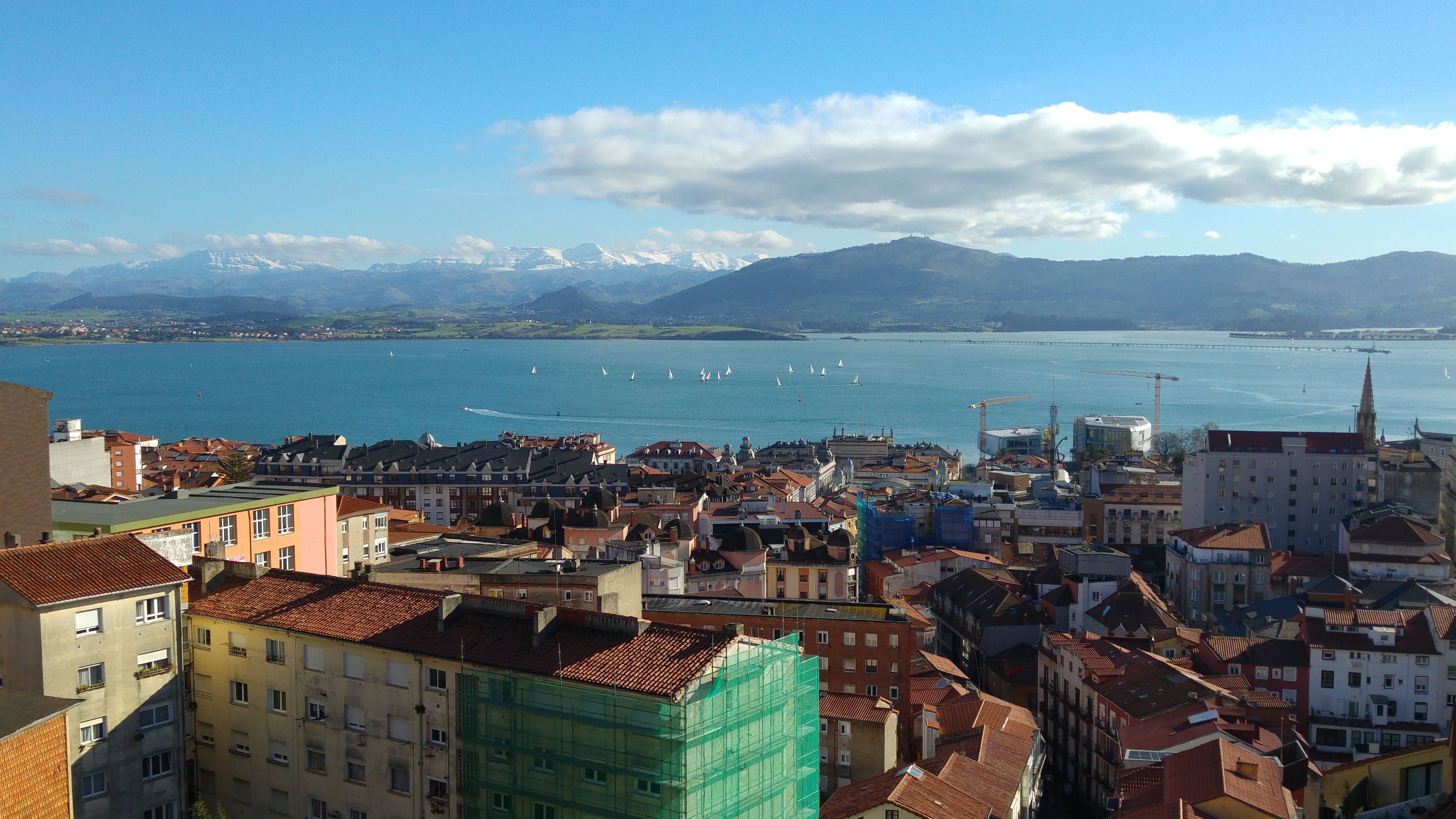 view of Santander bay