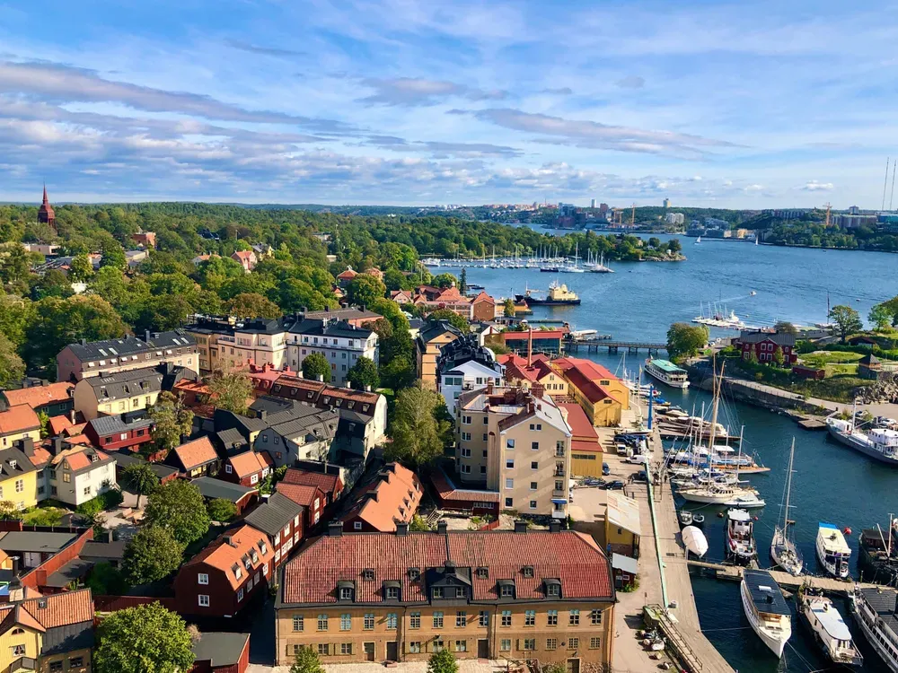 view of the Stockholm archipelago