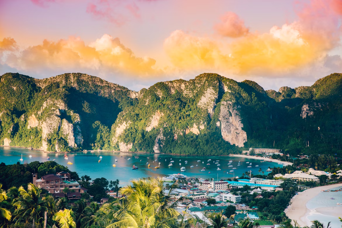 The majestic Phi Phi Islands in Thailand
