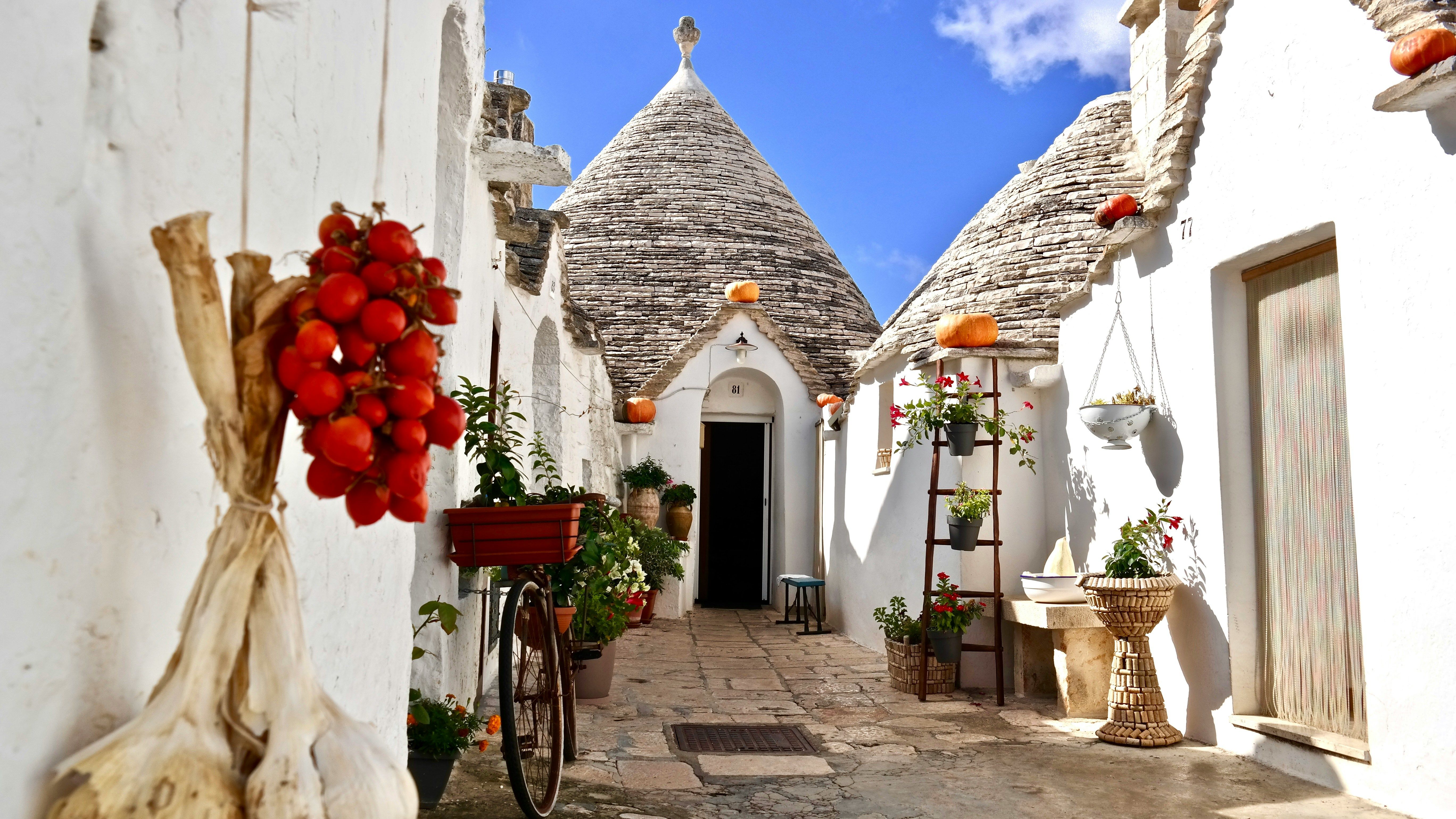 Trulli houses in Puglia