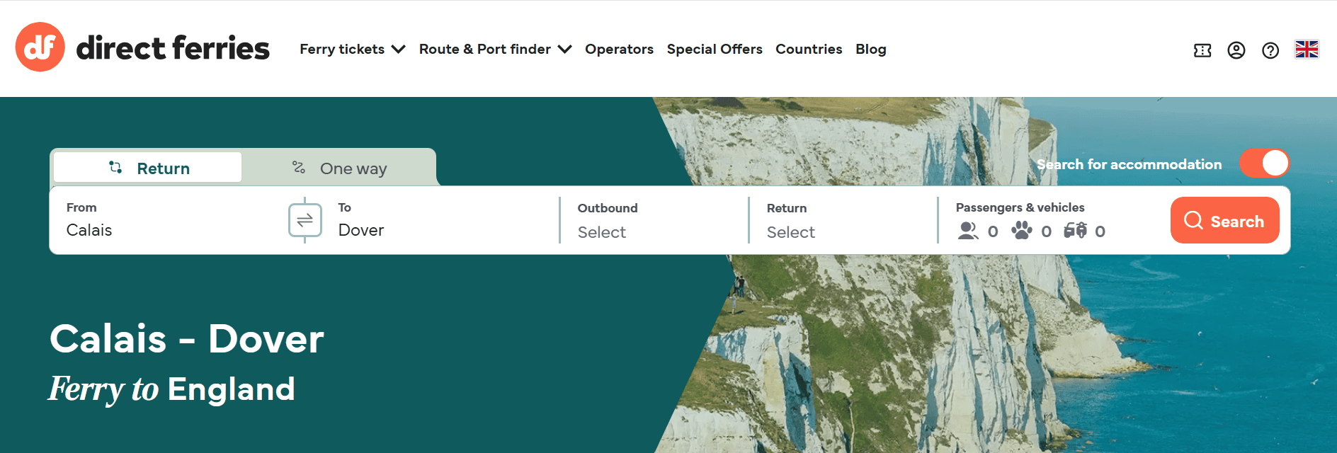 Direct Ferries deal finder