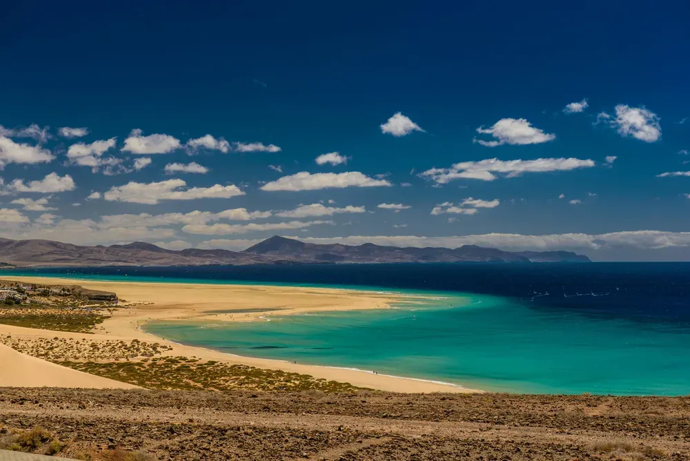 beautiful beach in the Canary Islands
