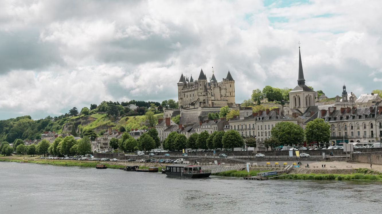 beautiful old castle with a river running beside it in the Loire Valley.jpg