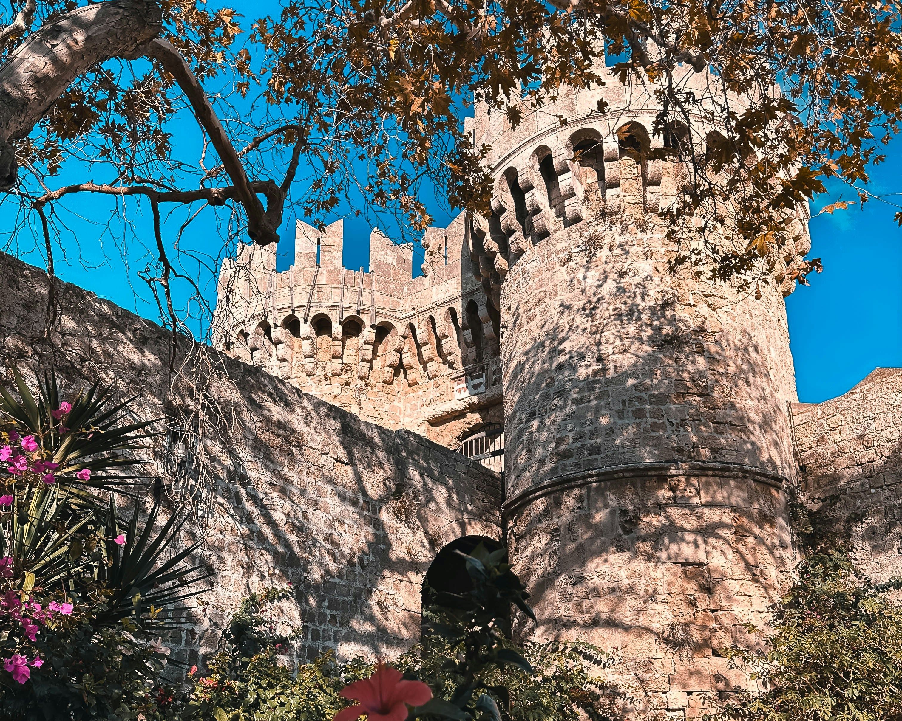 castle in Rhodes old town