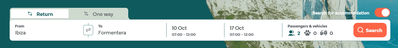 Direct Ferries deal finder