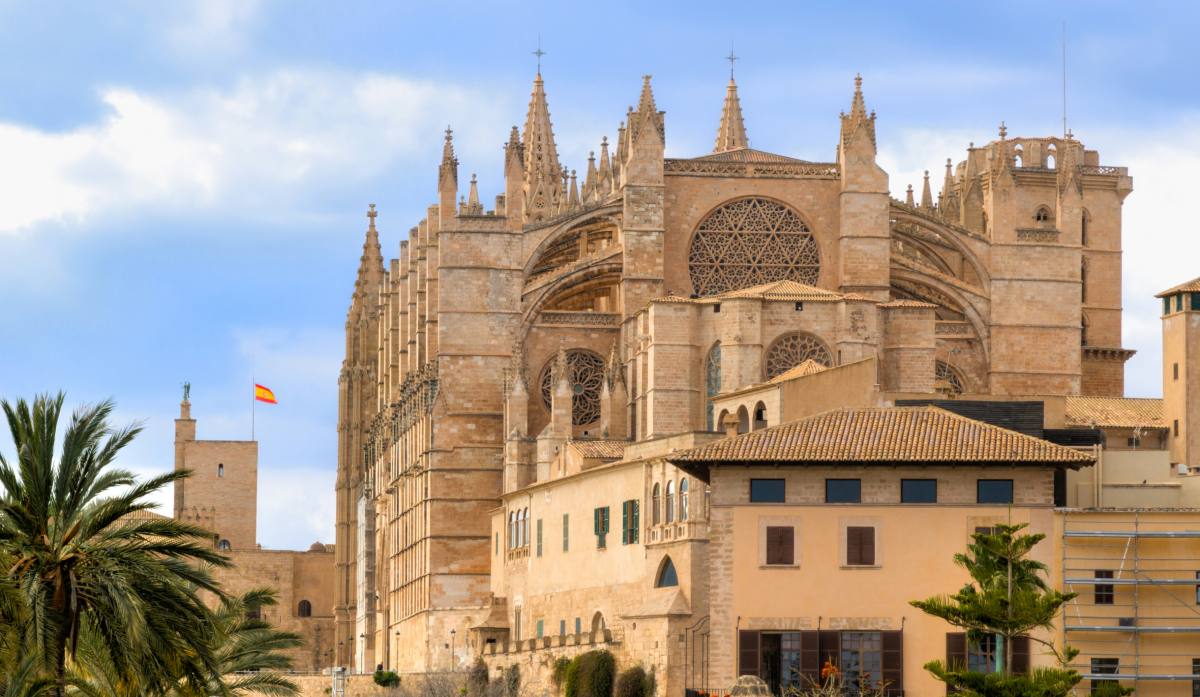 La Catedral de Palma de Mallorca, uno de los monumentos más emblemáticos de Baleares.