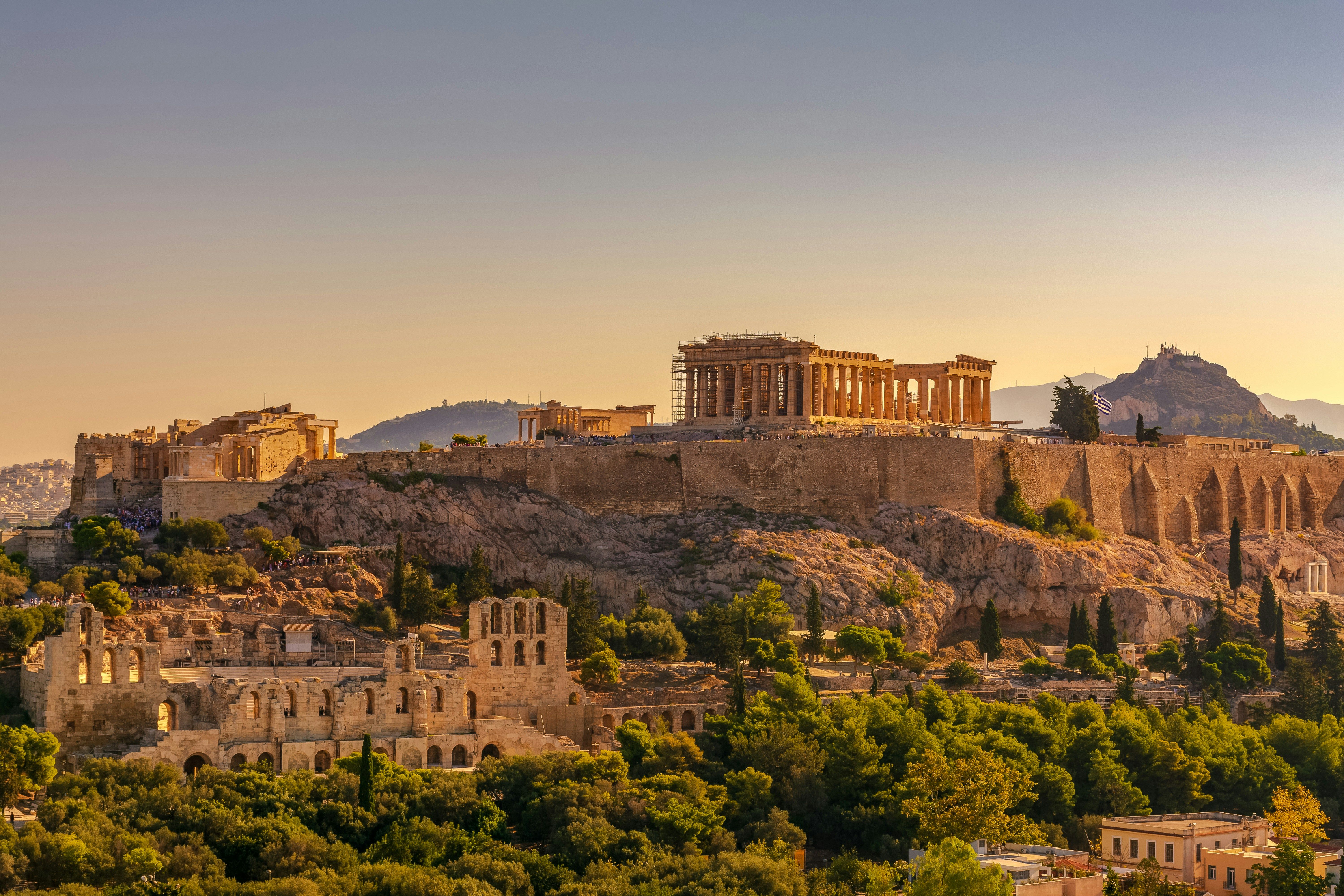 View of Acropolis of Athens