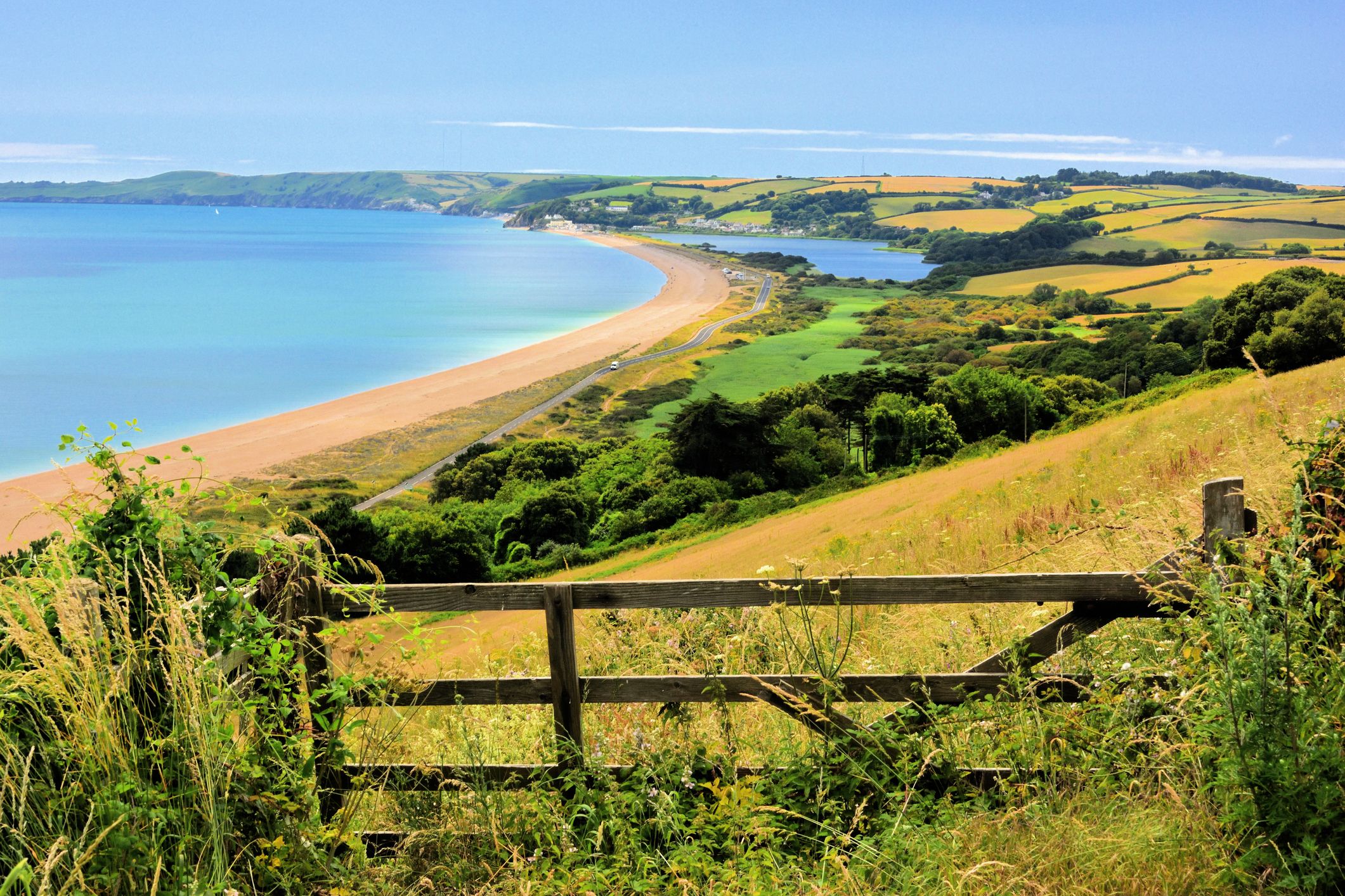 view of devon coastline
