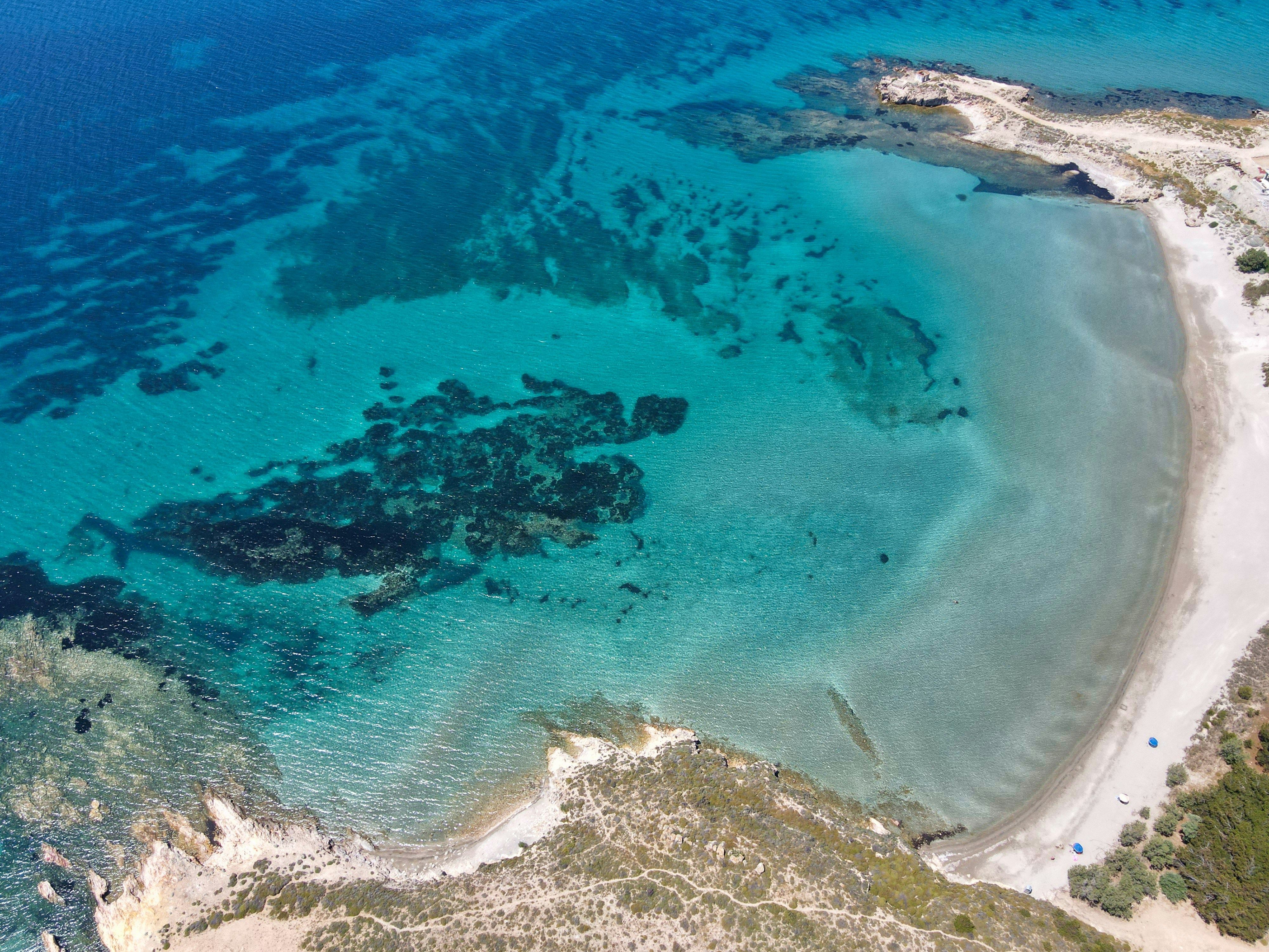 Fanaraki beach from above