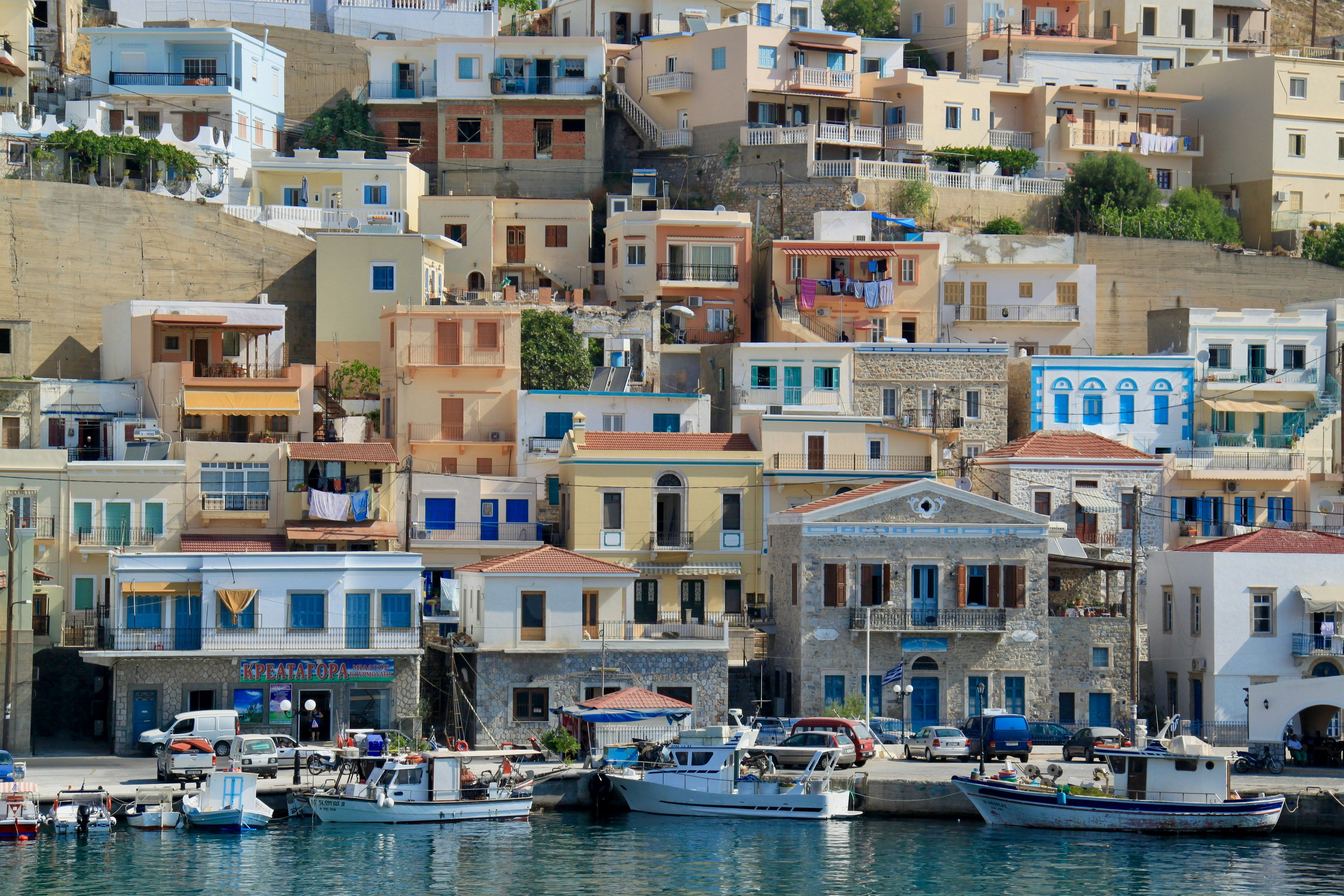 Pothia Harbour in Kalymnos