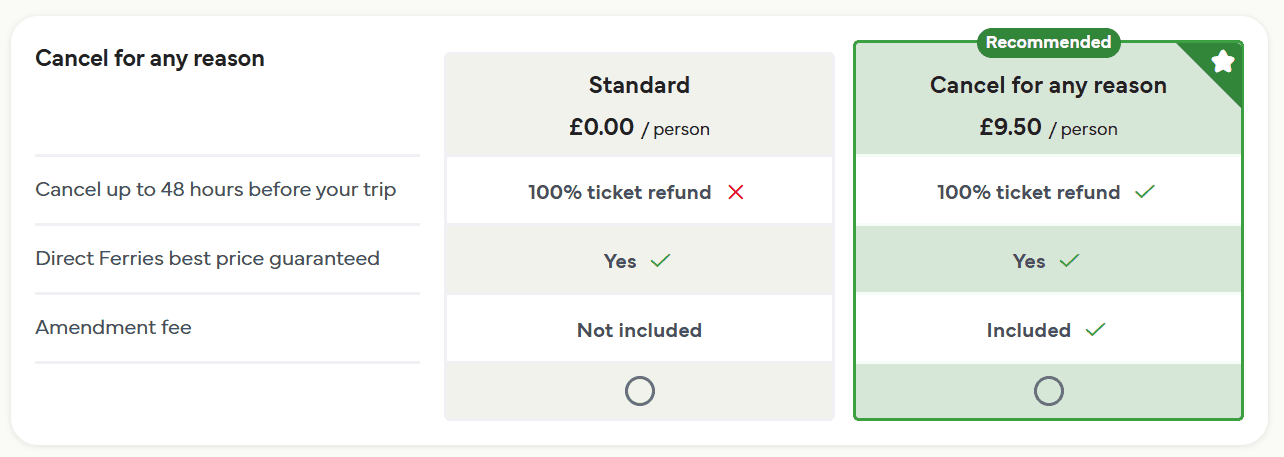 Cancellation tickets