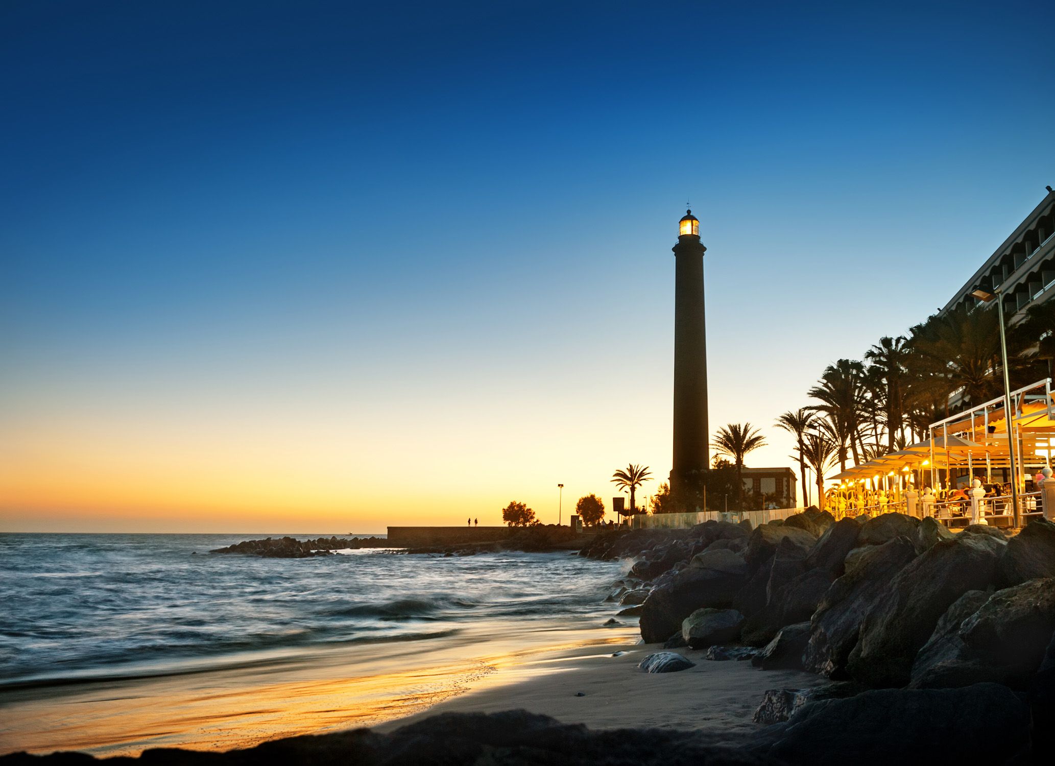 Playa del Ingles in Gran Canaria