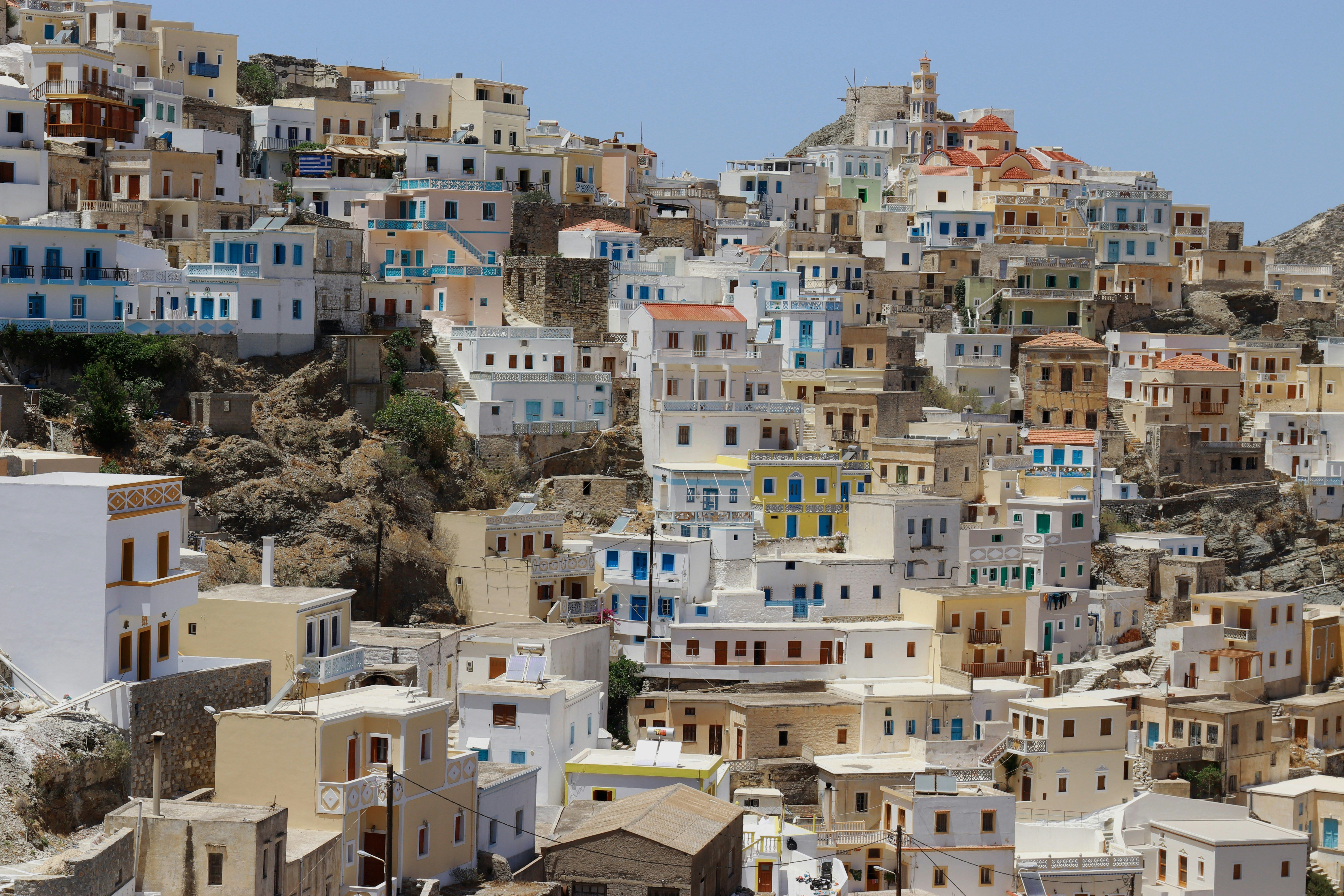 Olympos village on Karpathos Island