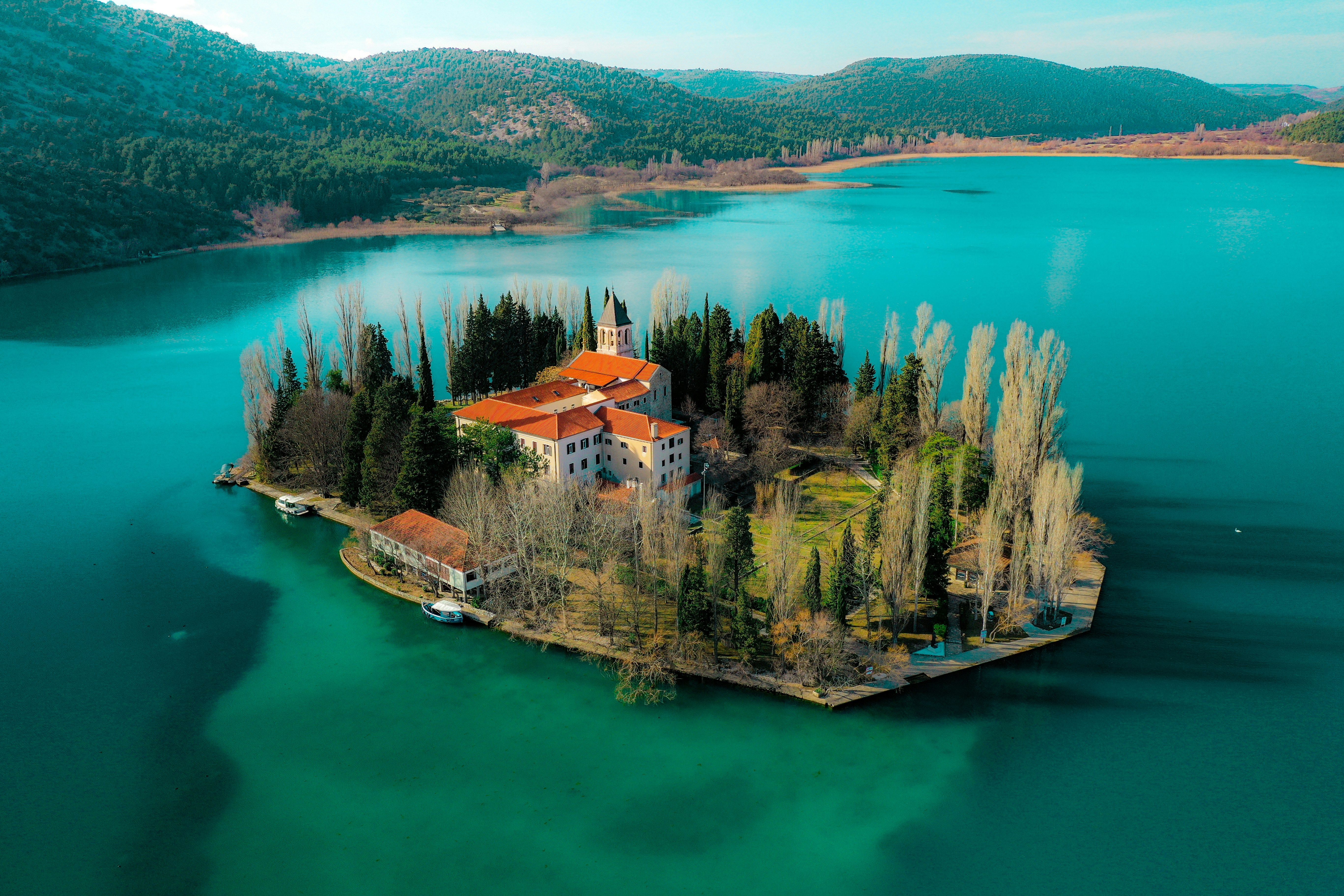 Visovac Island in Krka National Park