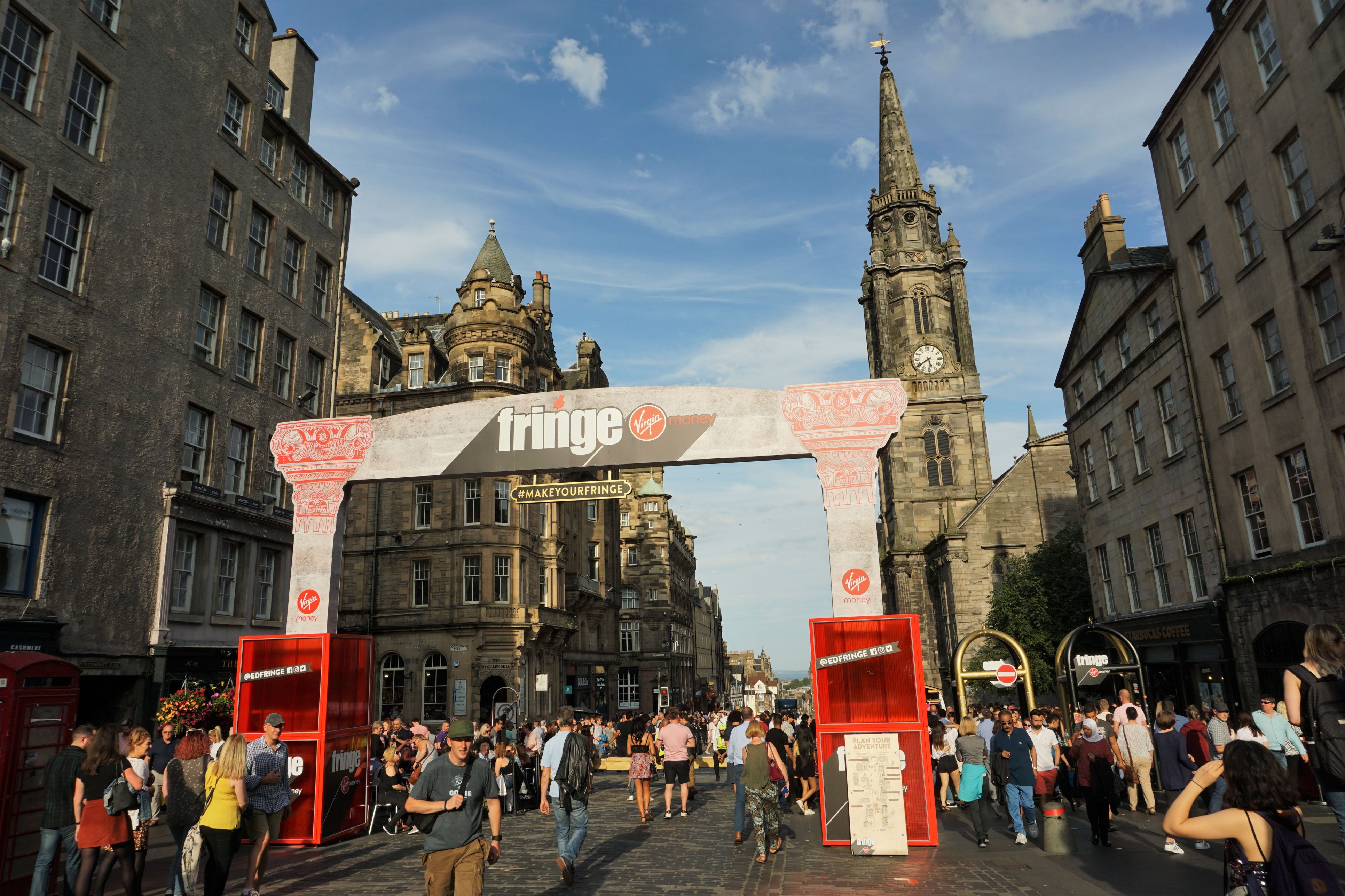 Edinburgh Festival Fringe sign