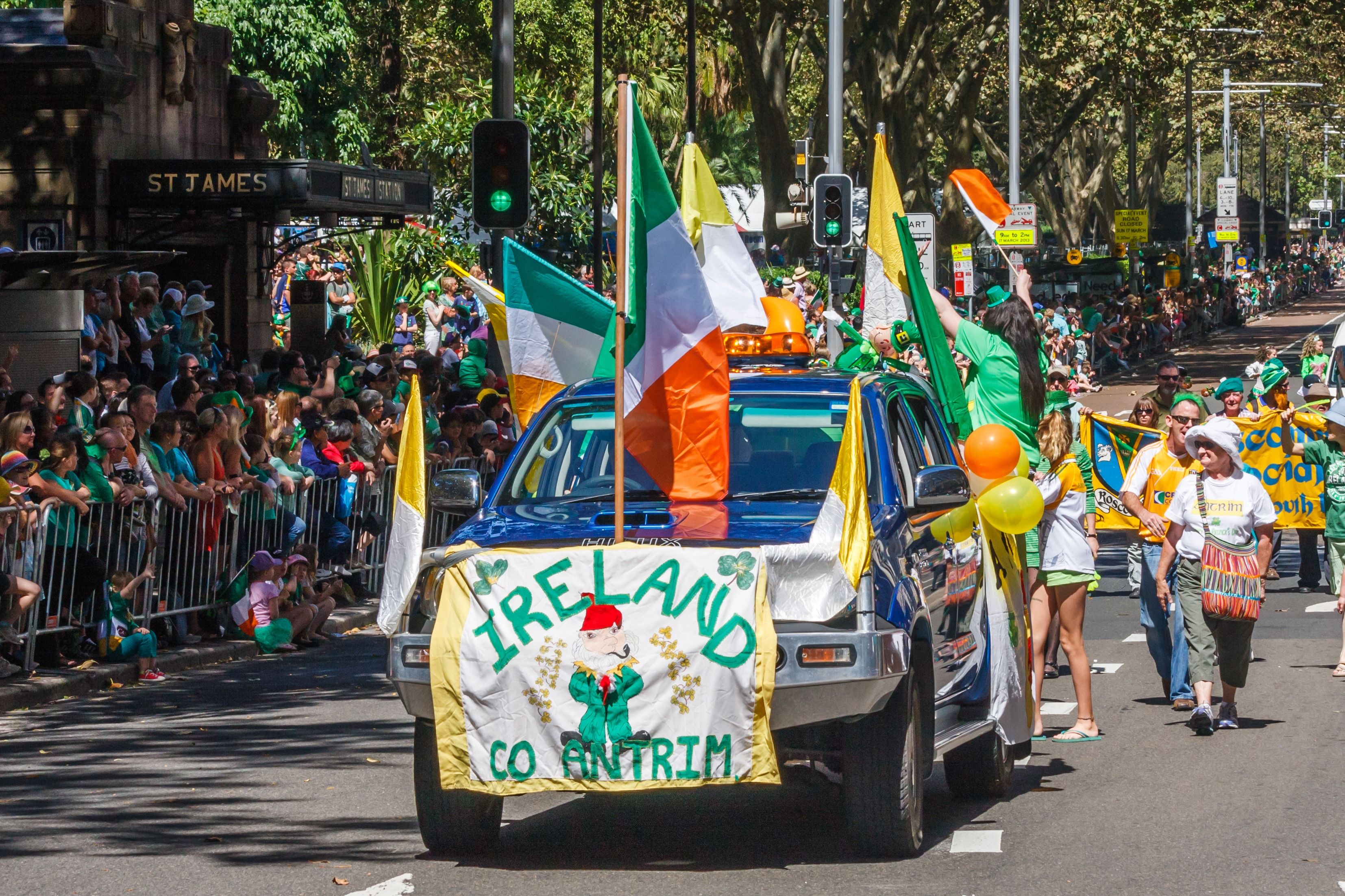 St Patrick's Day parade in Sydney