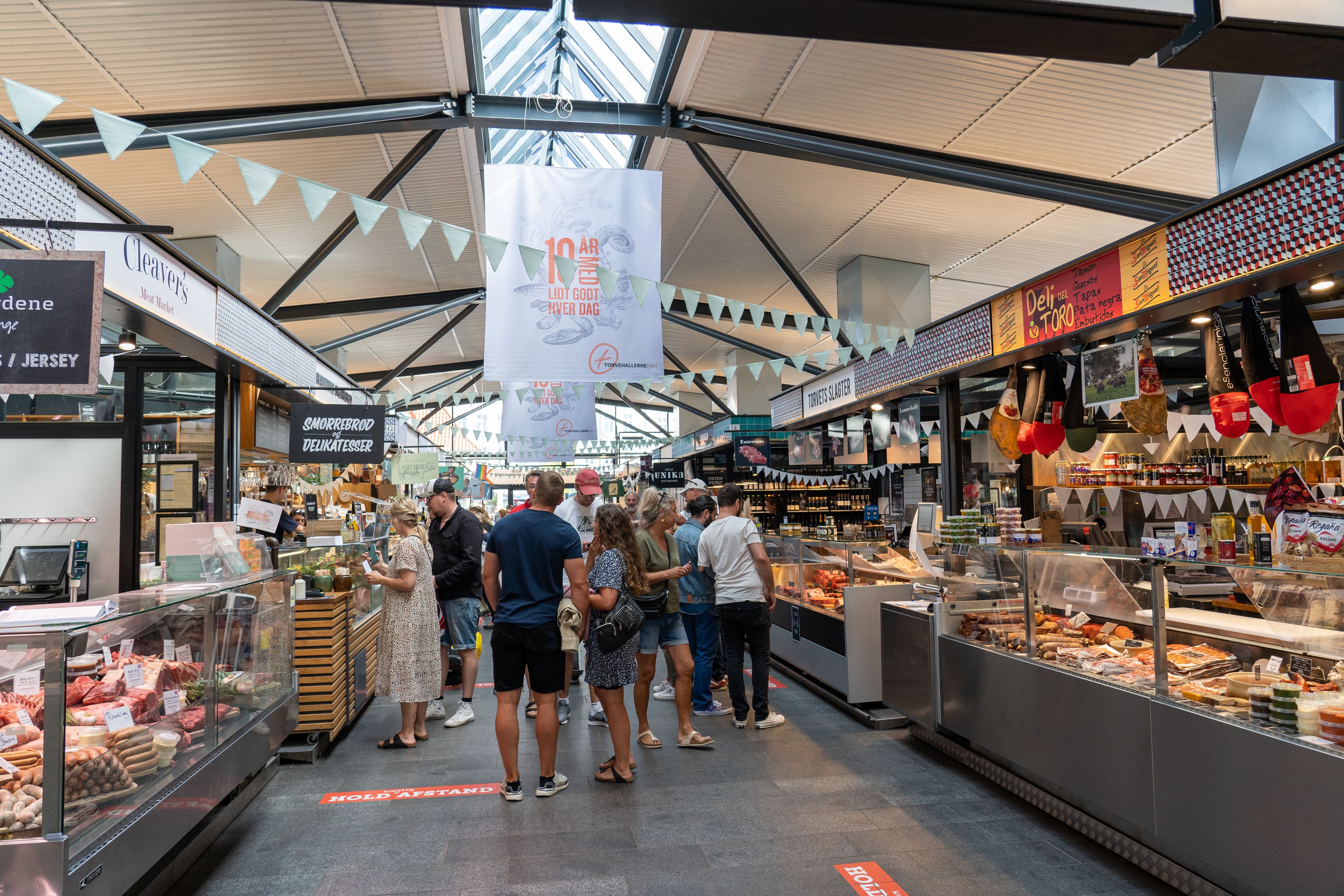 Torvehallerne market in Copenhagen