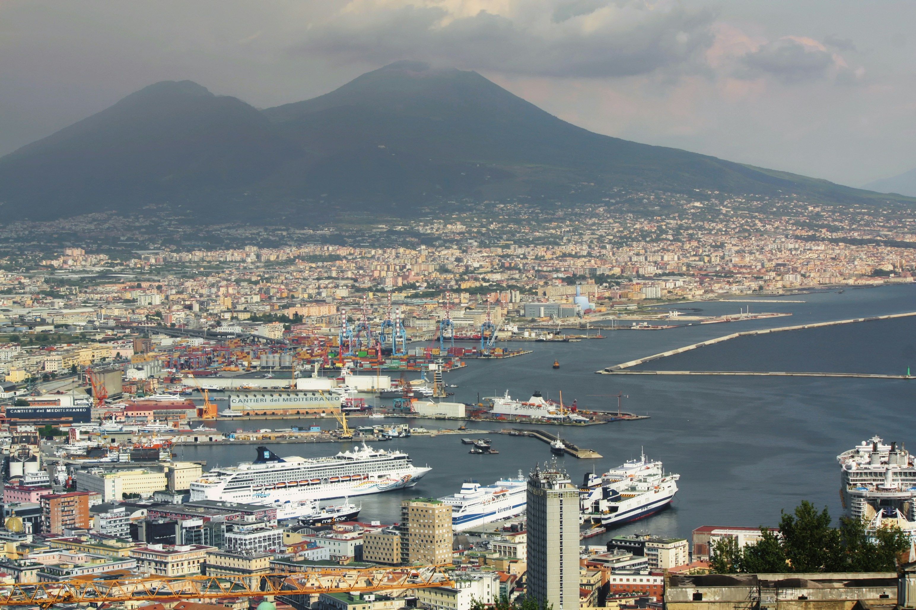 Naples ferry port