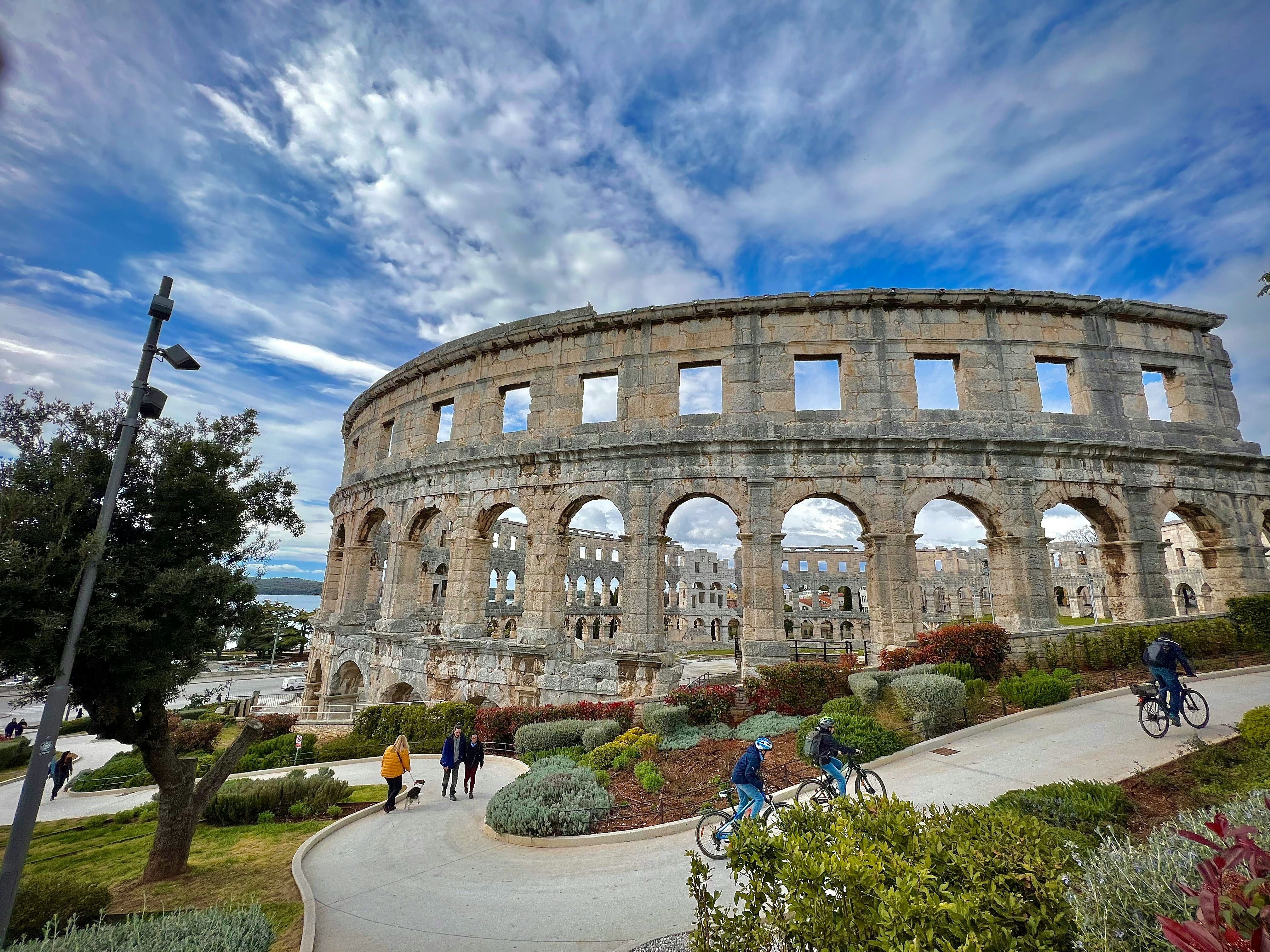 Roman amphitheatre in Pula