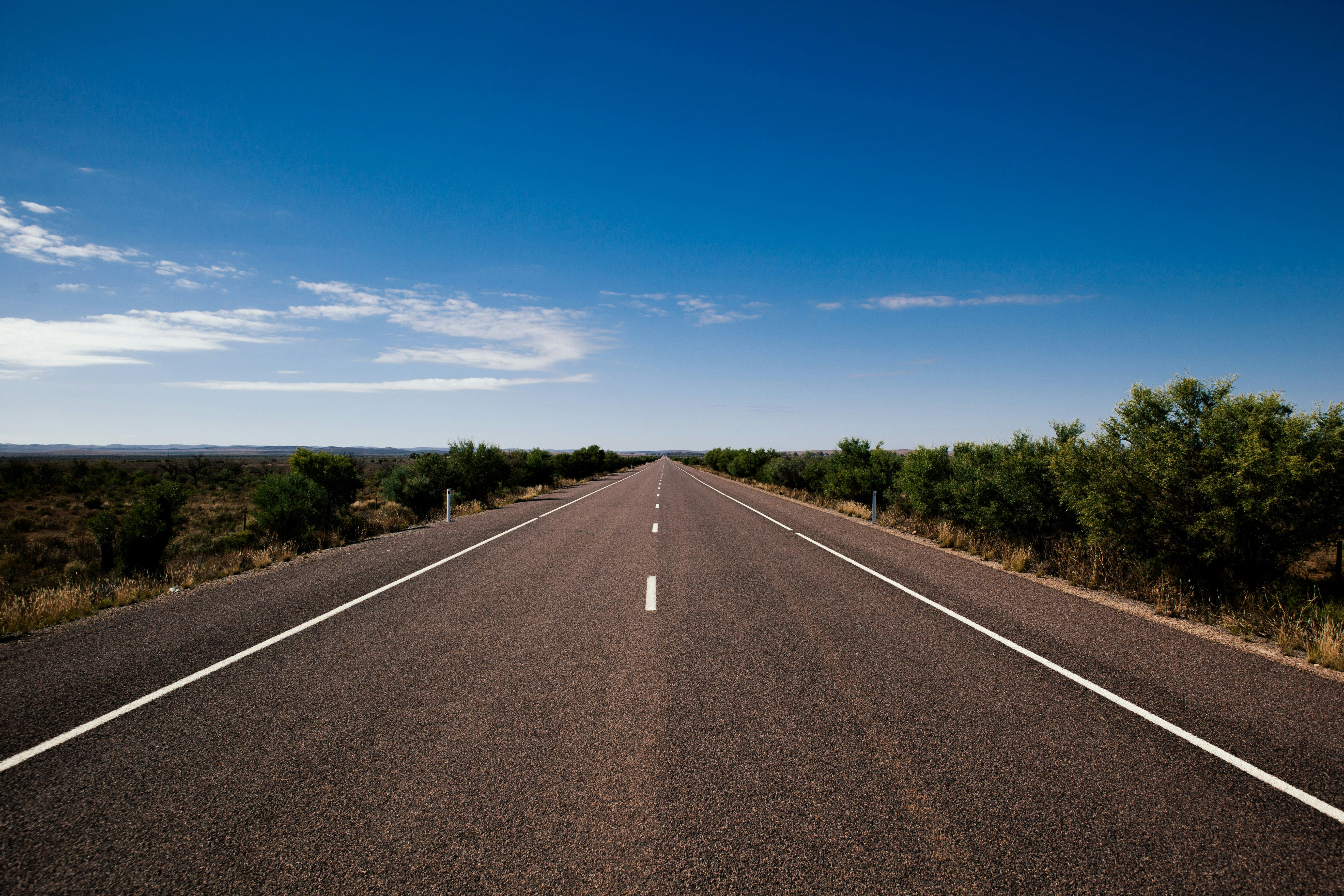 long road in western Australia