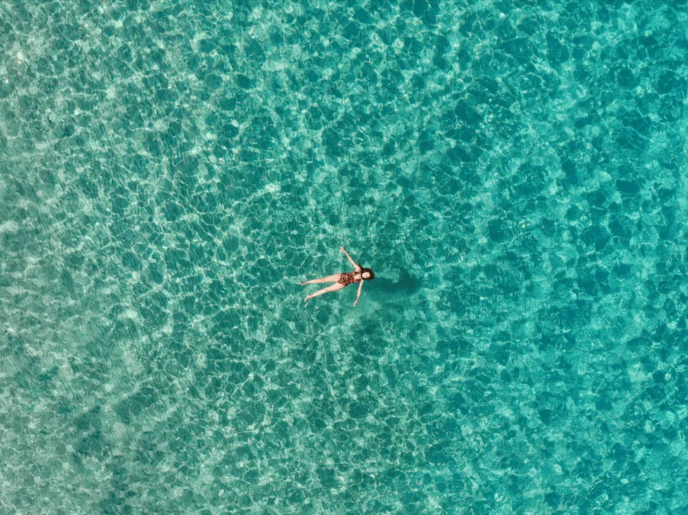 Il mare cristallino della Sardegna.