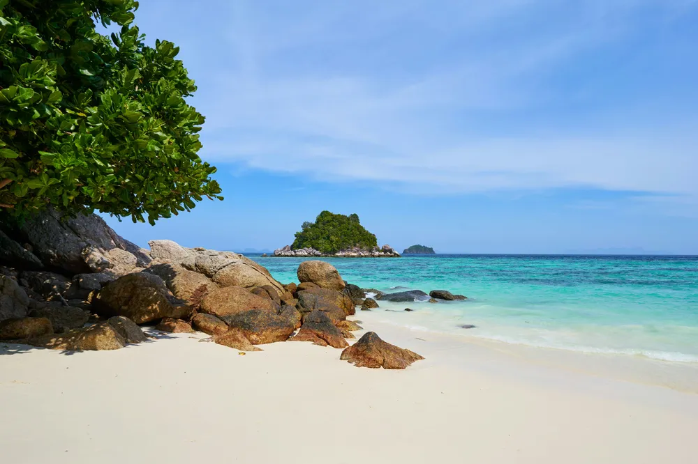 A beautiful sandy beach in Koh Lipe