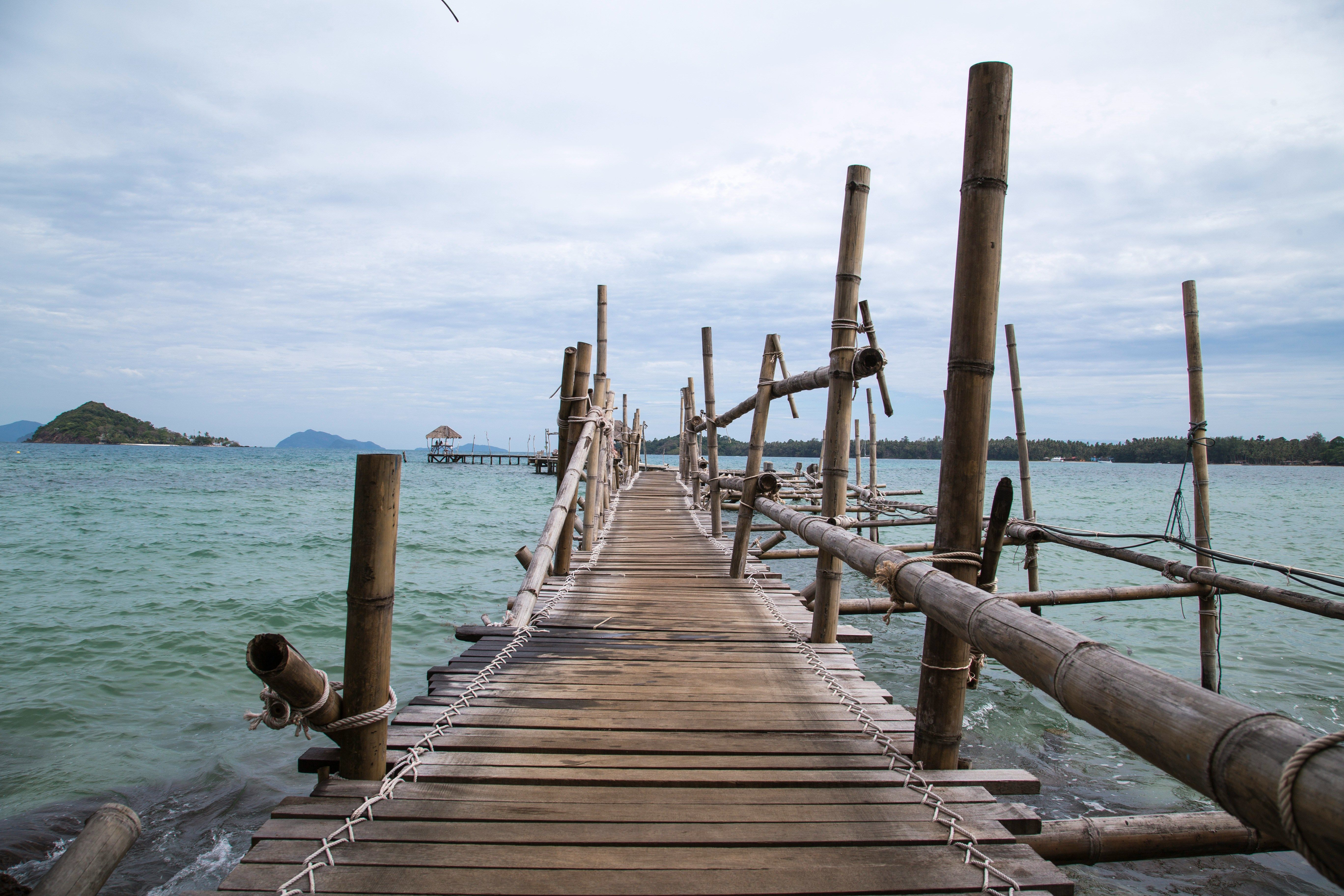 pier in the sea in Thailand