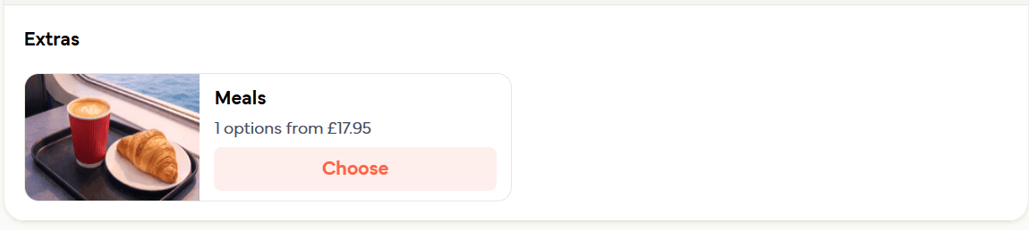 Añadir extras a tu reserva
