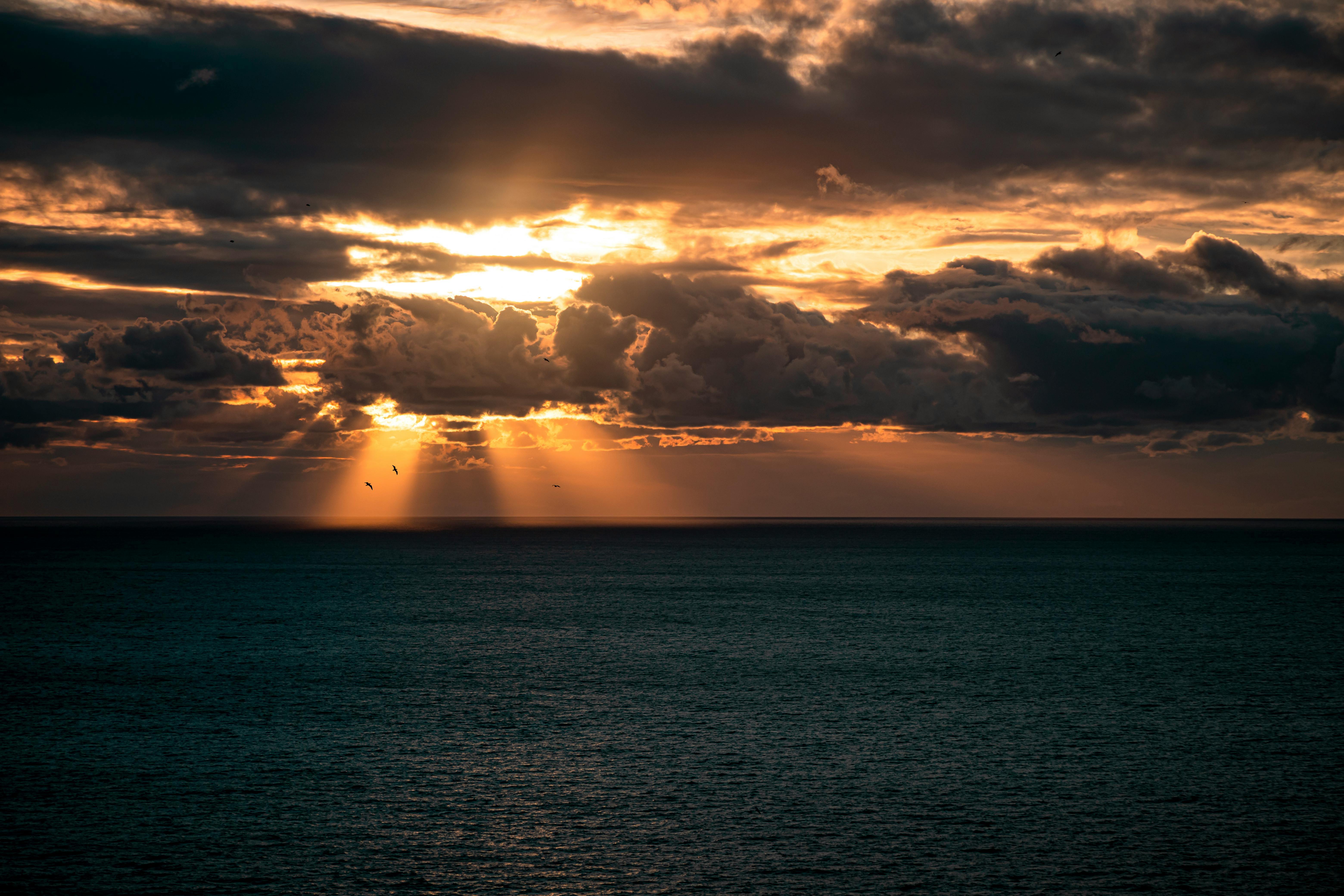 Tramonto sul mare della Toscana