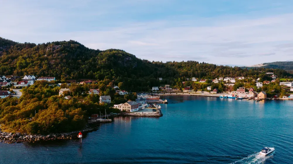 the coastline of Stavanger in southern Norway