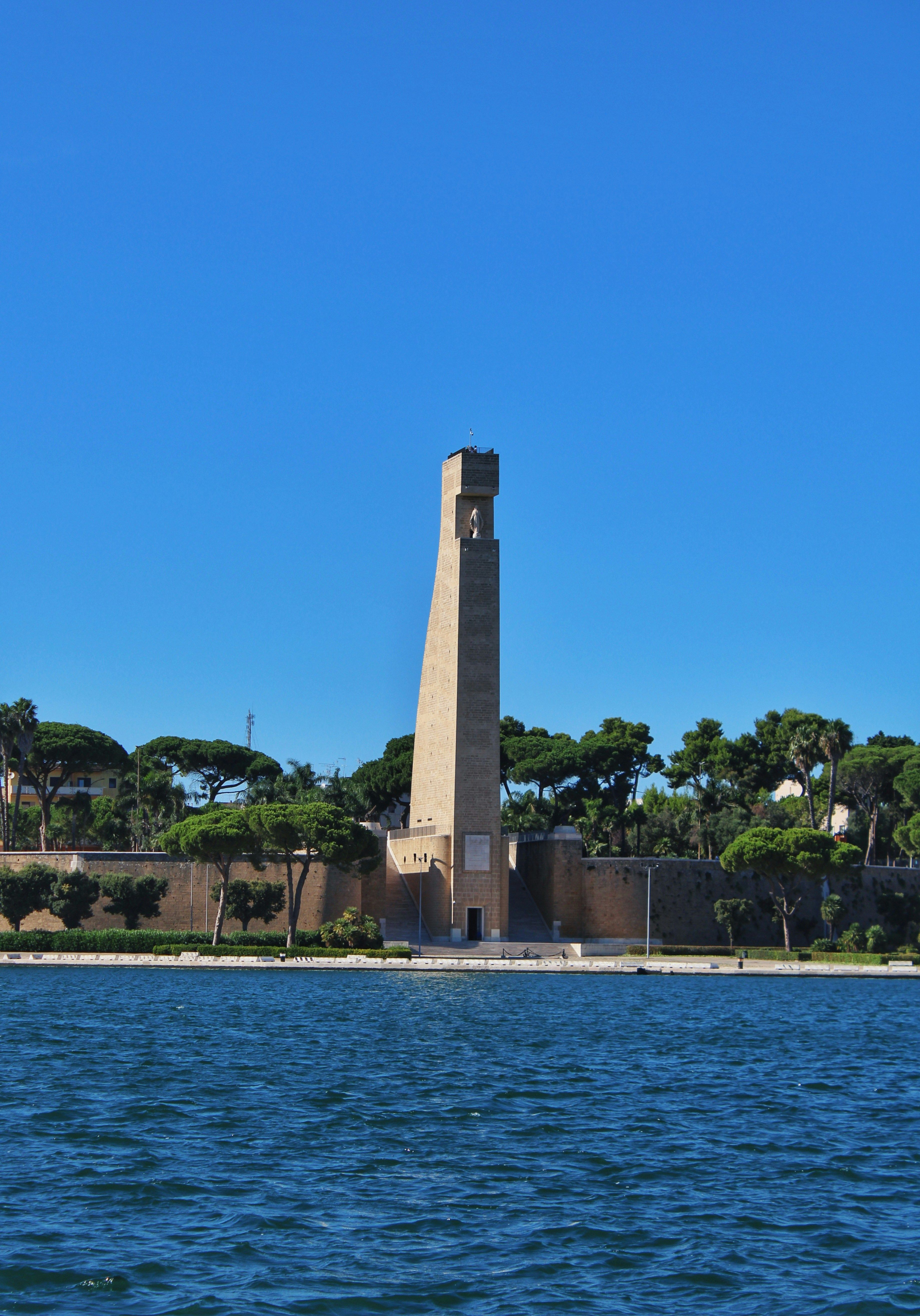 monument by the water in Brindisi