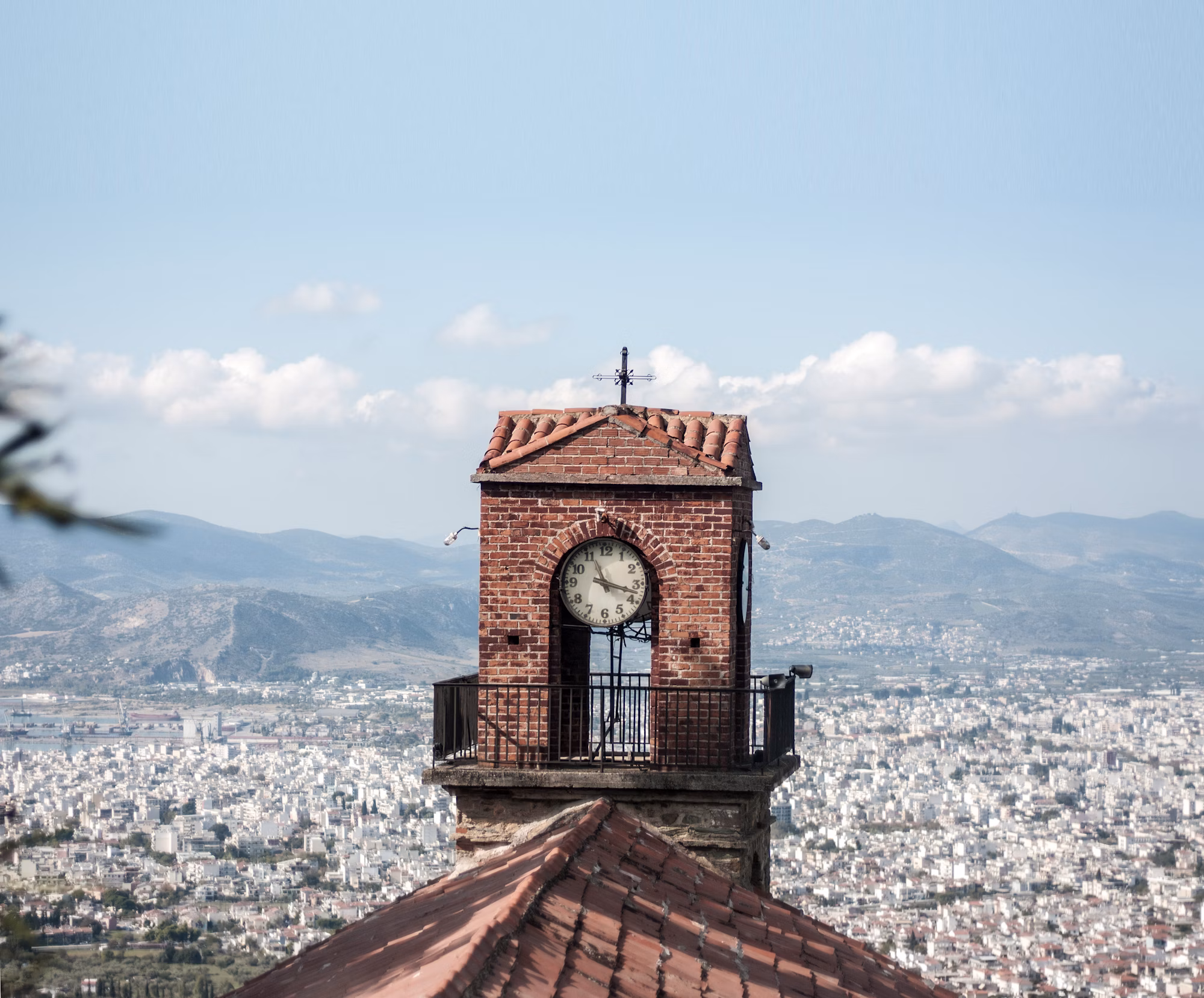 Famous clocktower in Volos Greece