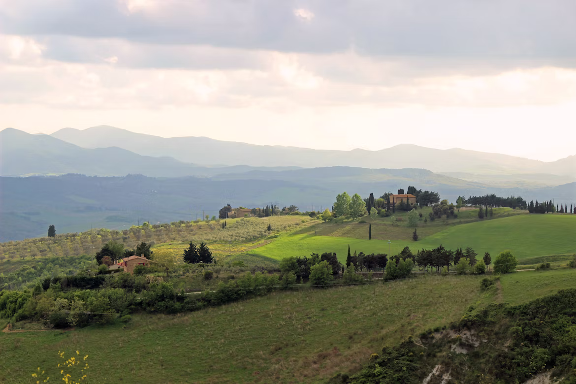 countryside views of Volterra